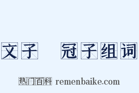 文子鹖冠子组词是什么意思的图片